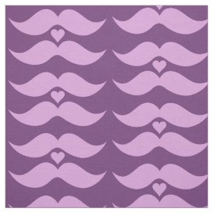 Tecido personalizado Pink Mustaches
