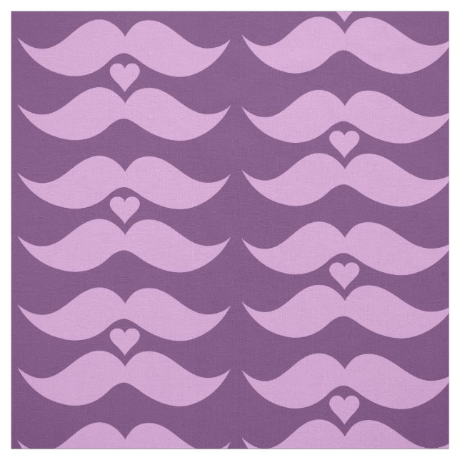Tecido personalizado Pink Mustaches (Modelo)