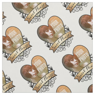 Tecido personalizado querido da foto