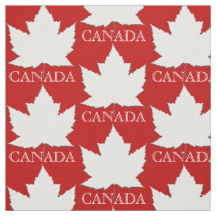 Tecido personalizado tecido da bandeira de Canadá