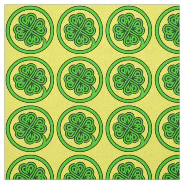 Tecido personalizável do Shamrock Tribal (Modelo)