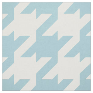 Tecido Personalize o seu próprio houndstooth turquesa ou