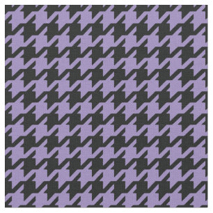 Tecido Personalize seu próprio padrão roxo de houndstoo