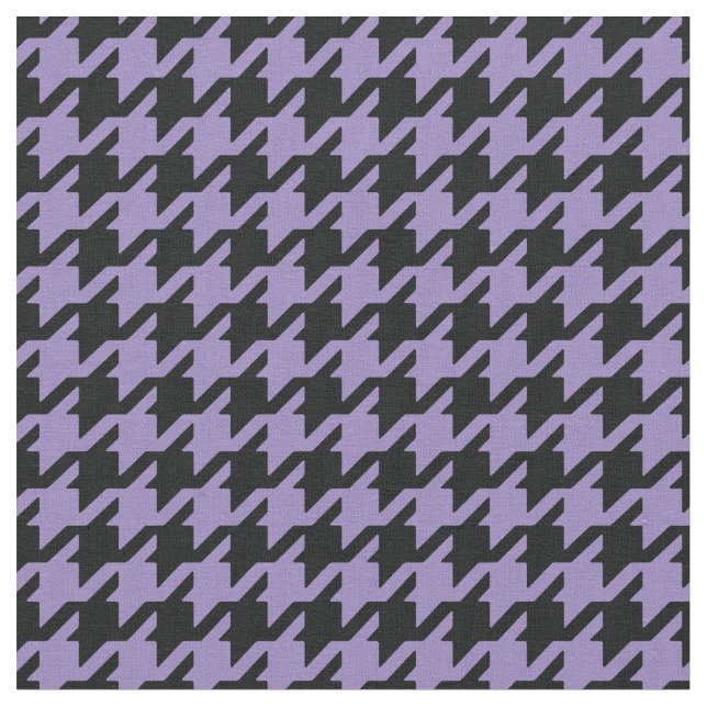 Tecido Personalize seu próprio padrão roxo de houndstooth (Detalhe)