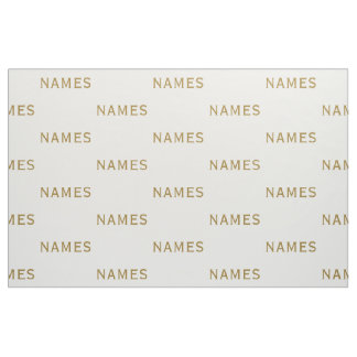 Tecido Personalized With Last Name or Nickname on Them