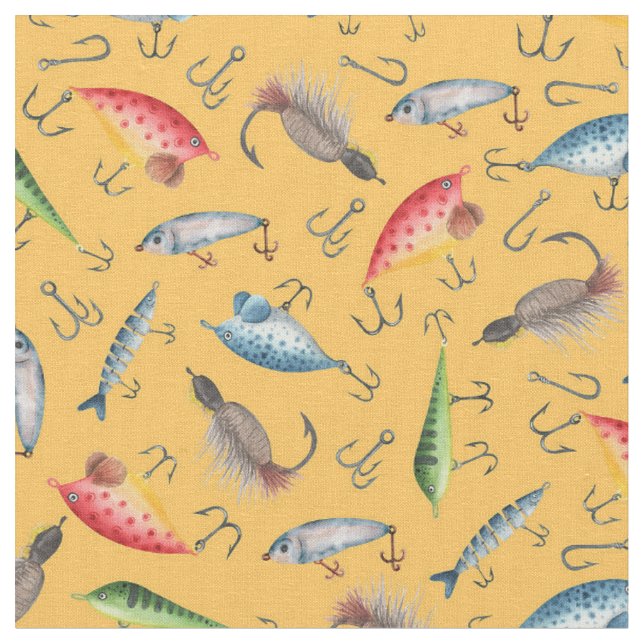 Tecido Pesca de Mostarda Amarelo (Detalhe)