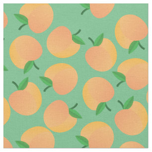 Tecido Pêssegos Filhos Bonitos Fruta de Núcleo