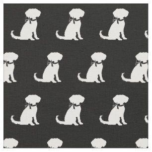 Tecido Pet de Silhueta Canina