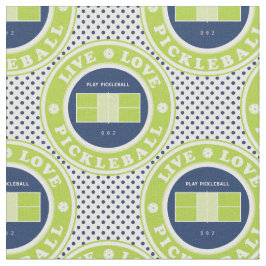 Tecido Pickleball - ao vivo, ao amor e à piclebol