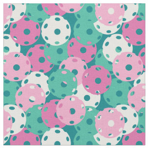 Tecido Pickleball - cor-de-rosa pastel e minúsculo em ve