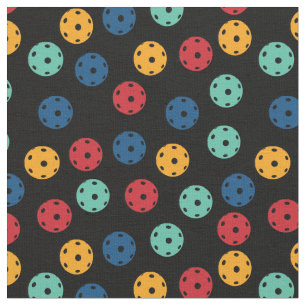 Tecido Pickleball - mistura de cores em preto