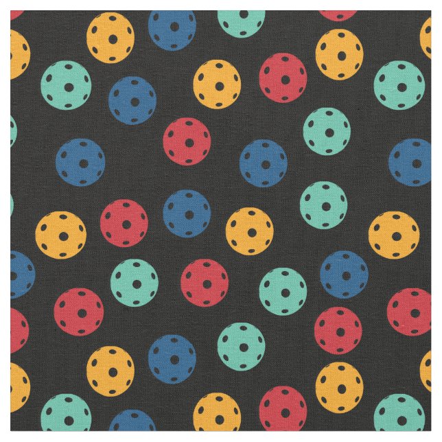 Tecido Pickleball - mistura de cores em preto (Detalhe)