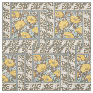 Tecido Picpy Art Illustration Flower Nouveau