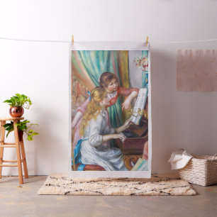 Tecido Pierre Auguste Renoir - Jovens Meninas no Piano