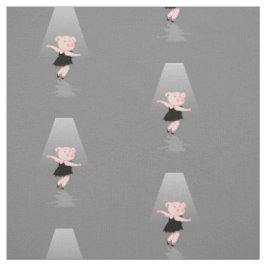 Tecido Pig Ballerina