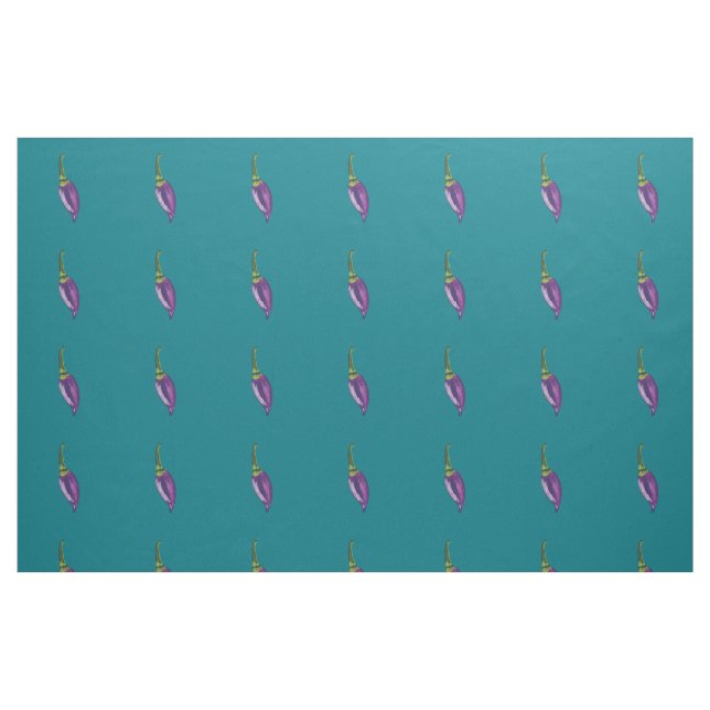 Tecido Pimentos Quentes Roxos (Fat Quarter)