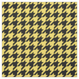 Tecido Pineapple Yellow, Black Houndstooth Padrão #2M
