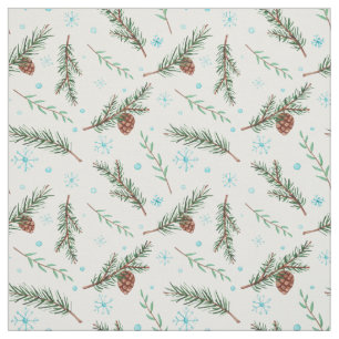 tecido pinecone de inverno