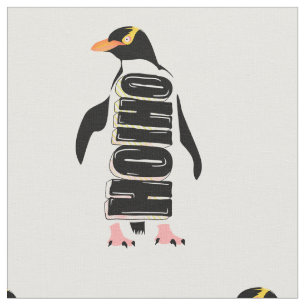 Tecido Pinguim-amarelo