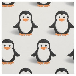 Tecido Pinguim bonito do bebê