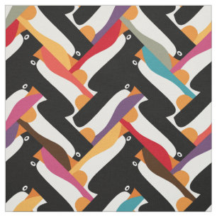 Tecido pinguim de herringbone