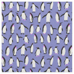 Tecido Pinguim de inverno bonito