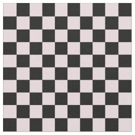 Tecido Pink & Black Checkerboard