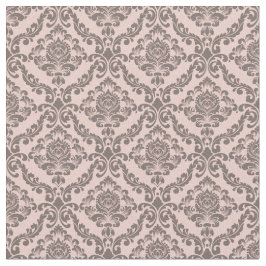 Tecido Pink & Cocoa Damask