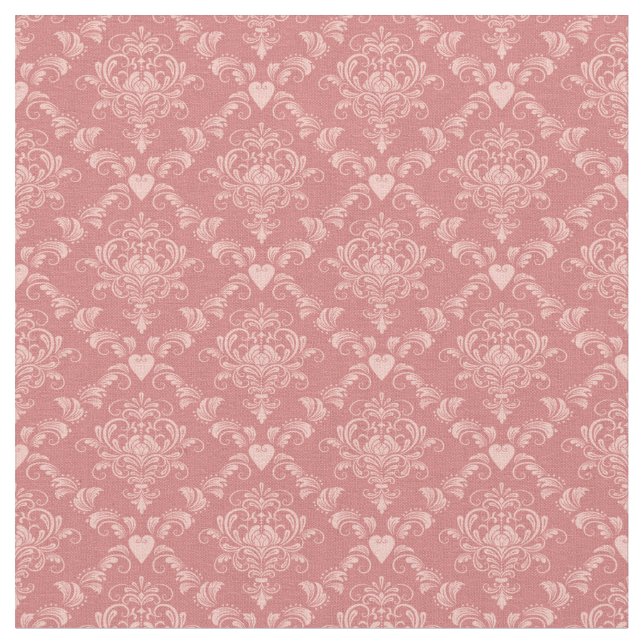 Tecido Pink Damask (Detalhe)