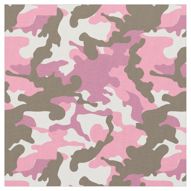 Tecido Pinkj, Camo branco e castanho claro (Detalhe)