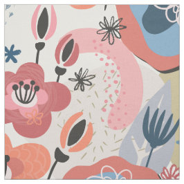 Tecido Pinks Abstrato Floral
