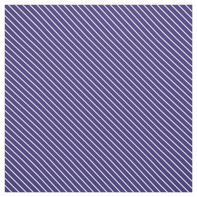 Tecido Pinstripes diagonais - marinho azul e branco (Modelo)