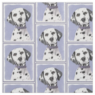 Tecido Pintura Dalmática - Arte Cachorra Original