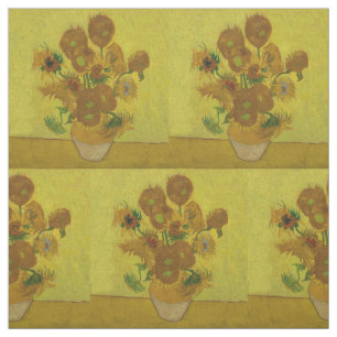 Tecido Pintura de 15 Girassóis de Vincent Van Gogh