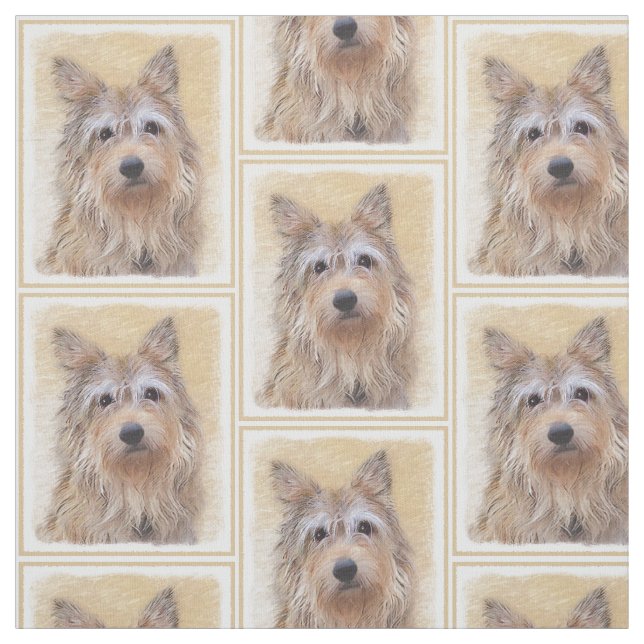 Tecido Pintura de Berger Picard - Arte de Cachorro Origin (Modelo)