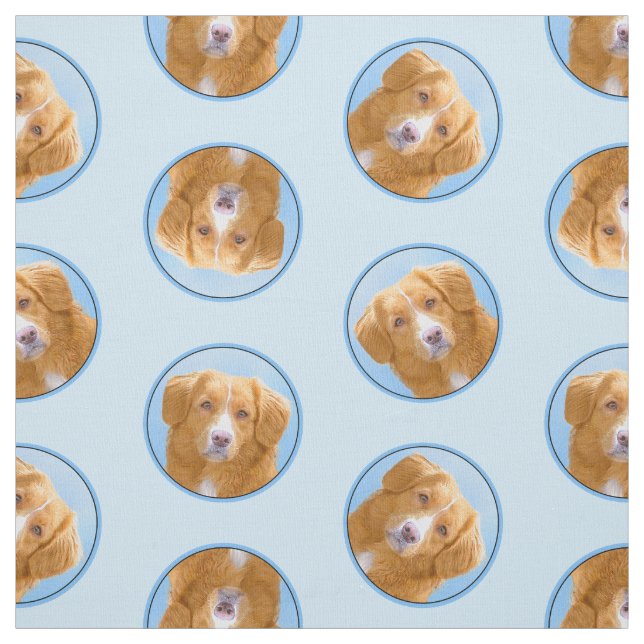 Tecido Pintura de Cachorro de Retriever com Tolerância a  (Modelo)
