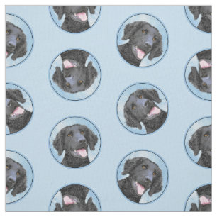 Tecido Pintura De Cachorro Original De Retriever Revestid