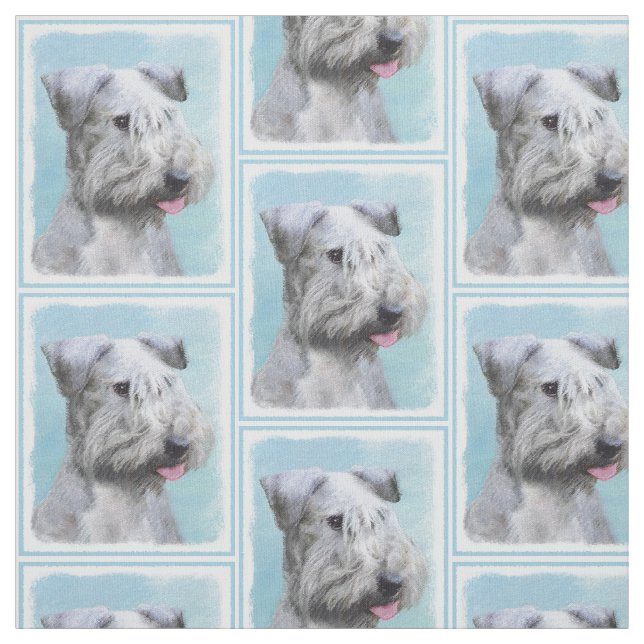 Tecido Pintura de Cesky Terrier - Arte de Cachorro Origin (Modelo)