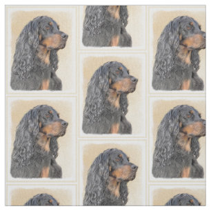 Tecido Pintura de Gordon Setter - Arte de Cachorro Origin