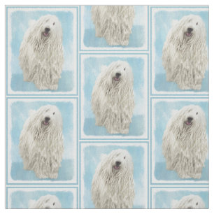 Tecido Pintura de Kerry Blue Terrier - Ar de Cachorro Ori