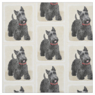 Tecido Pintura de Terrier do Scottish - arte original