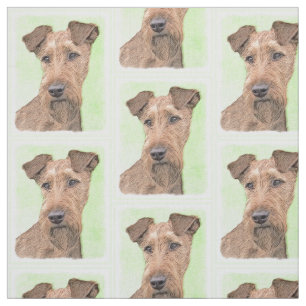 Tecido Pintura de Terrier irlandesa - Arte de Cão Origin
