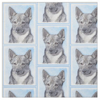 Pintura de Vallhund do sueco - arte original