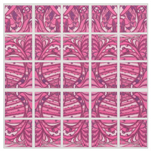 Tecido Pintura do painel Abstrato cor-de-rosa