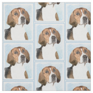Tecido Pintura Inglesa em Foxhound - Arte Cachorro Origin