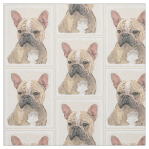 Tecido Pintura para o Bulldog Francês (Sable) - Fita Ori