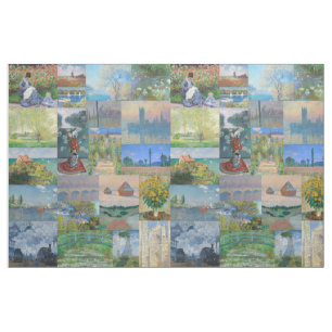 Tecido Pinturas lindas e elegantes de Claude Monet