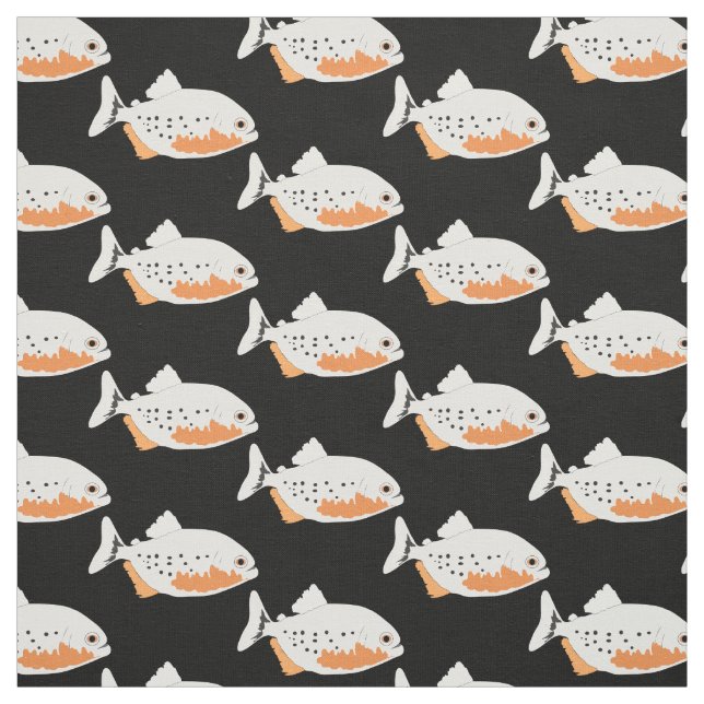 Tecido Piranha Fish Red Belly Piranhas (Modelo)