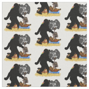 Tecido Pirata do Squatchin