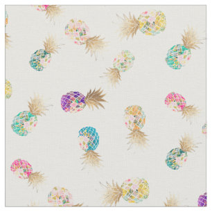 Tecido PixDezines Aloha Pineapple/FAY Background